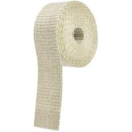Powerhouse 2 in. x 25 ft. Exhaust Header Wrap, Natural PO3634398